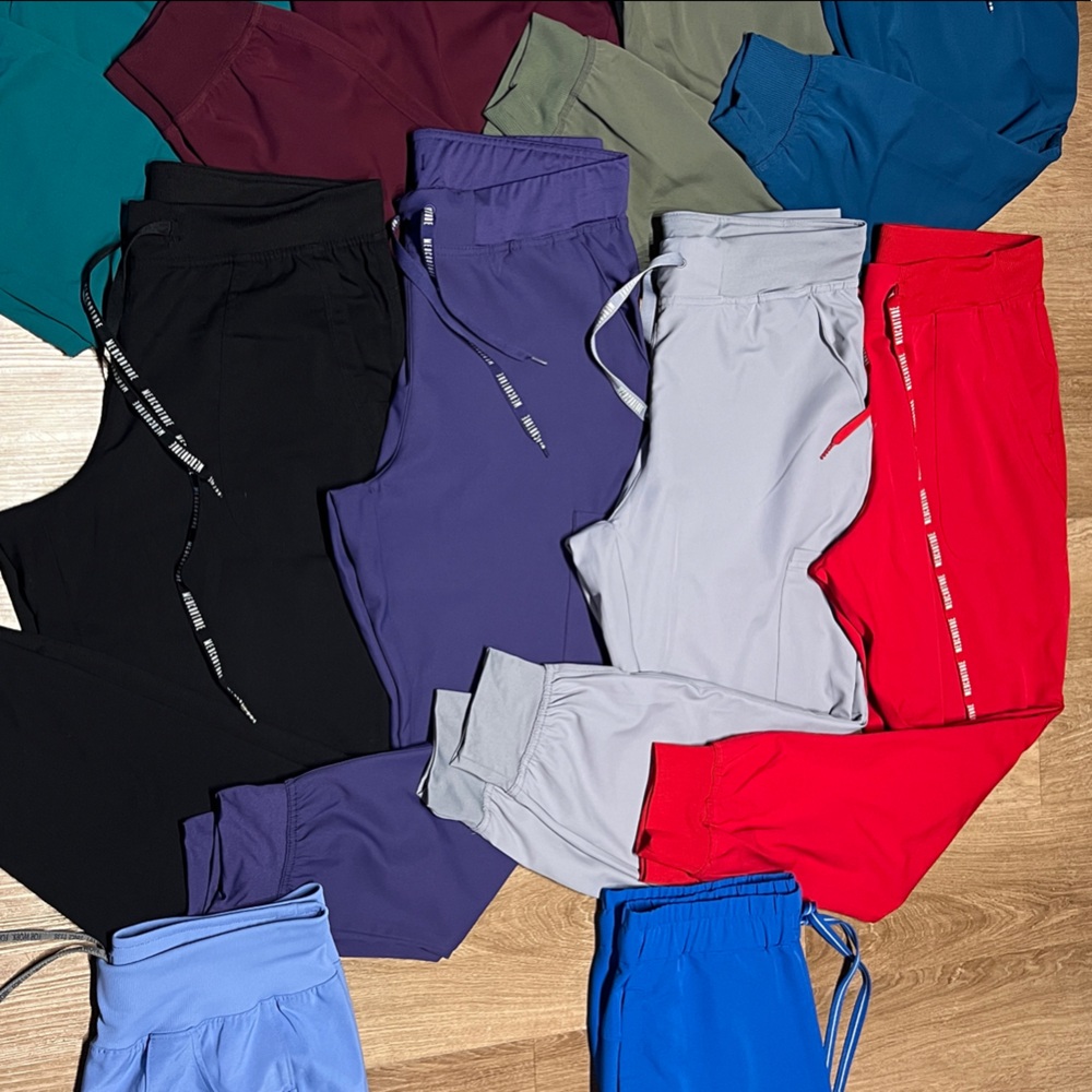 Med Couture Women's scrubs L bottoms/Med tops. 40 a set. $380 for all. - Picture 4 of 14